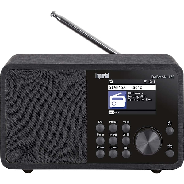 DABMAN i160 DAB+ ja Internet-radio musta