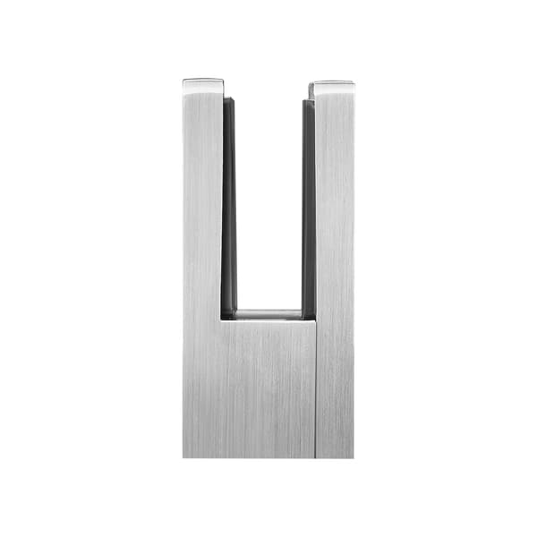 Fyrkantiga glasklämmor, 4-pack, 304 stål, 8–12 mm