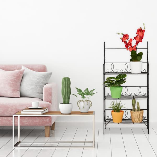 Fällbart blomställ i metall