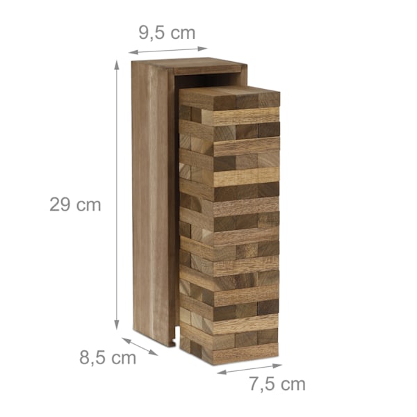 Wobble Tower med trälåda