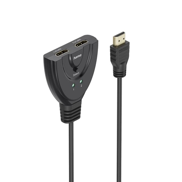 HDMI-switch 2x1 4K Ultra HD med LED-indikator