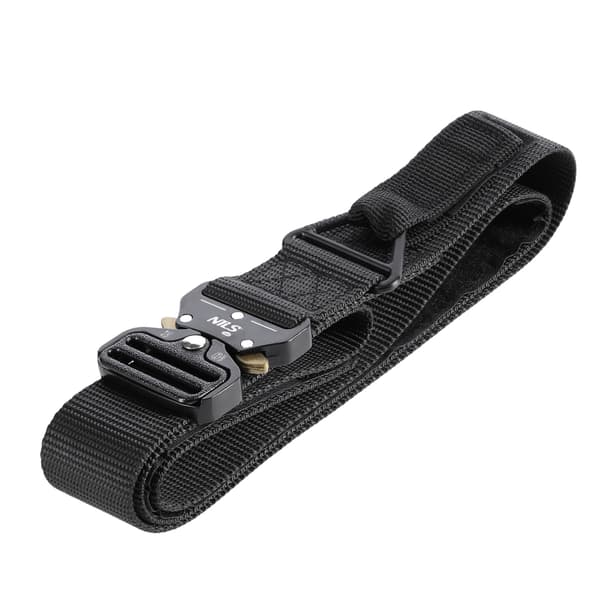 Tactical Belt, Svart, 125cm, Heavy-Duty