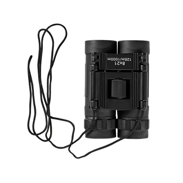 Binocular | Förstoring: 8 x | Objektivlinsdiameter: 21 mm | Synfält: 128 m | Resväska ingår | Svart