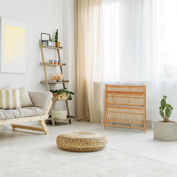 Fällbar blomställning i bambu
