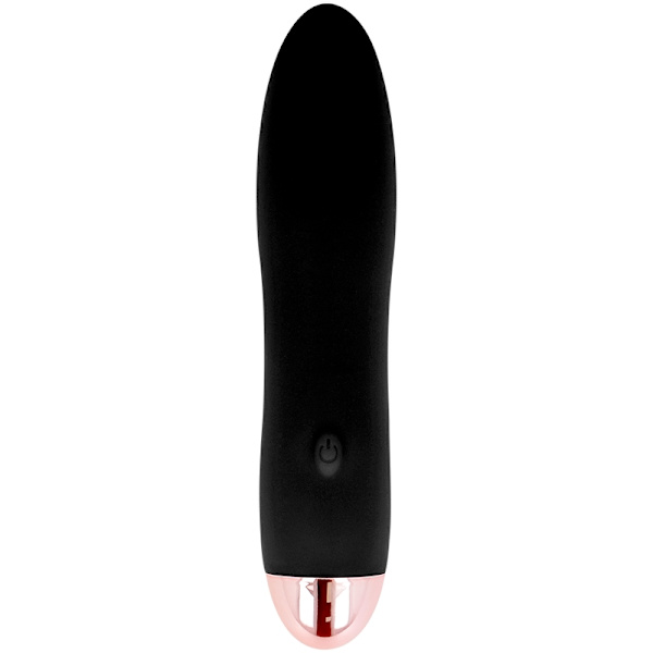 Dolce Vita - Genopladelig Vibrator Fire sorte 7 hastigheder