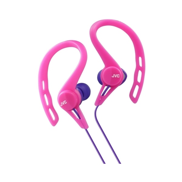 JVC HA-ECX20-P-E, Kabel, 10 - 23000 hz, Idrott, Hörlurar, Blå, Rosa