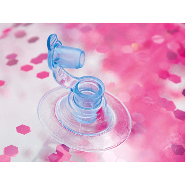 INTEX 56274 glittrig simring, rosa