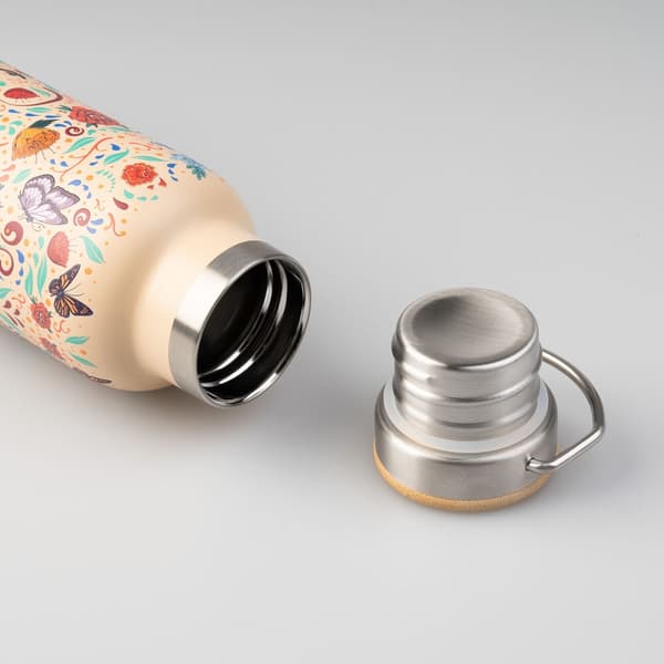 Rustfri stålflaske 500ml - Frida Kahlo Long Lev Life Design