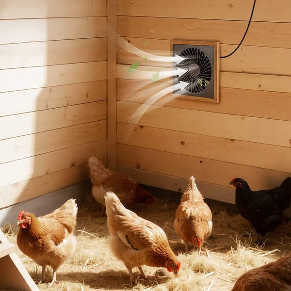 Soldrevet udsugningsventilator, 25W panel, 220 CFM
