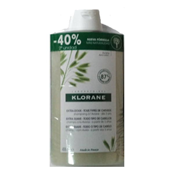 Klorane Champíº Extra Suave Oat 2x400ml