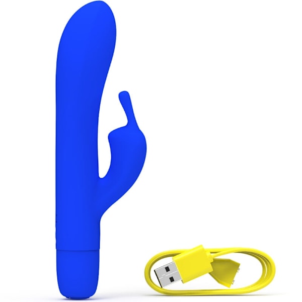 B Swish - Bwild Bunny Infinite Classic Uppladdningsbar Vibrator Blå Silikon
