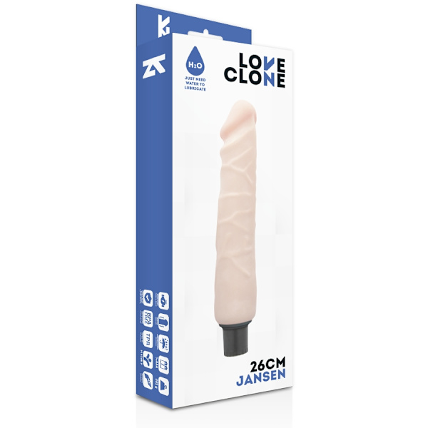 Loveclone - Jansen Self Lubrication Vibrator 26 Cm -O- 4,2 Cm