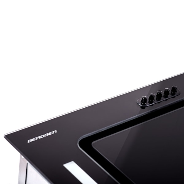 Elegant Køkkenemhætte til underskab 52 cm Sort BE-52A