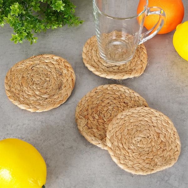 Luonnolliset kuppialuset 10 cm 4 kpl.
