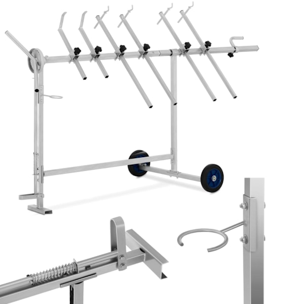 Roterende malervognstativ, 360 op til 90 kg, 6 arme STANDARD