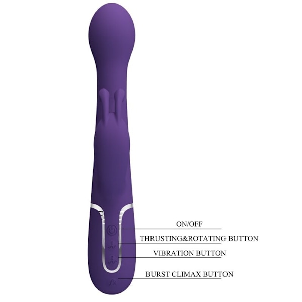 Pretty Love - Dejon Rabbit Vibrator 3 I 1 Multifunktion Lilla