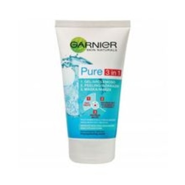 GARNIER - Pure - cleaning gel, scrub and mask against imperfecti