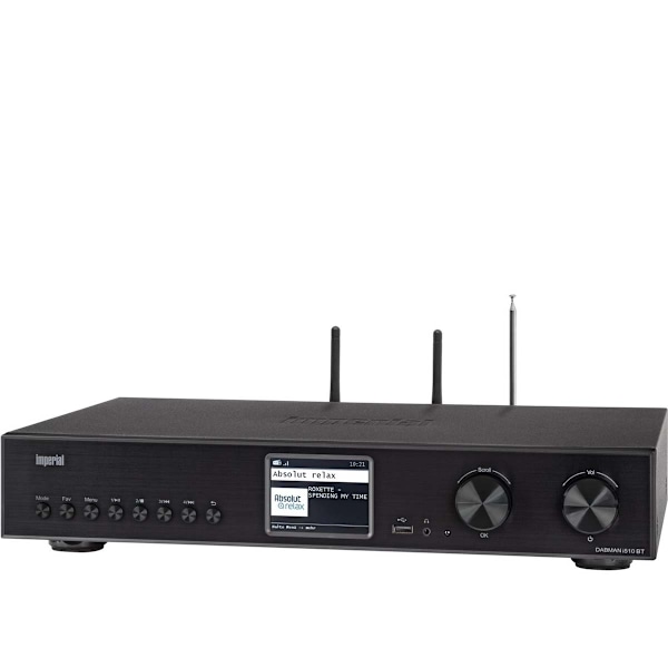 DABMAN i510 BT Multifunktionel Radio DAB+ / FM / Internet / Bluetooth Sort