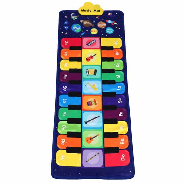 Interaktiv børnedansemåtte, 8 instrumenter, 10 melodier