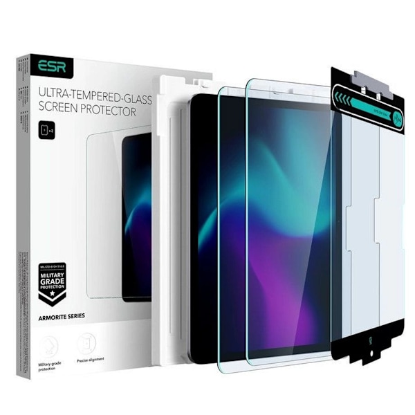 ESR iPad Pro 11" 2024 Armorite skærmbeskytter i hærdet glas, 2-pak