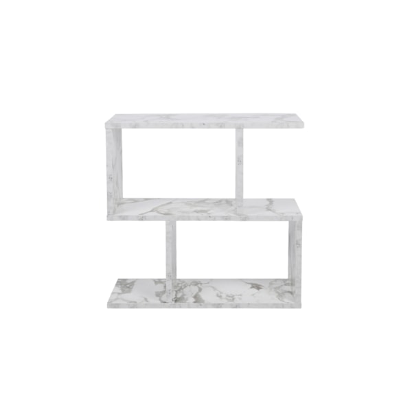 Sidebord Life - Hvid, Marmor