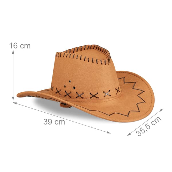 Karneval med cowboyhatt