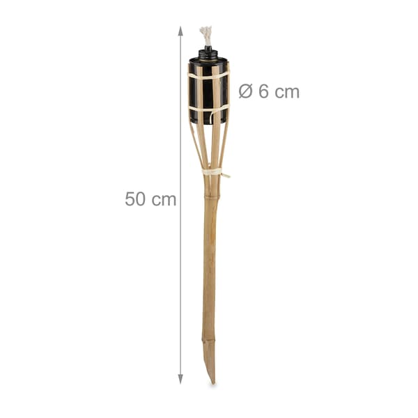 8 kpl puutarhalamppuja 50cm