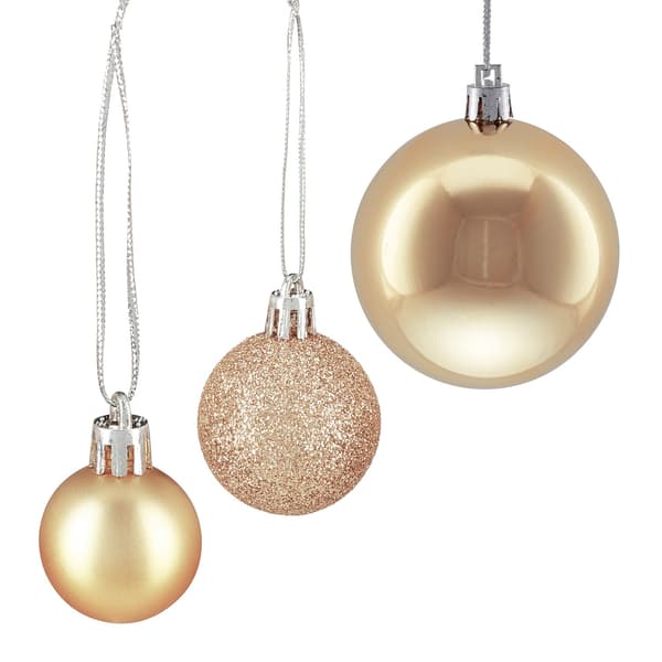 Julgranskulor, 100 stycken – olika storlekar