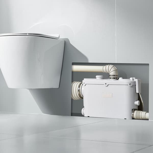 Toalettmaceratorpump 500W, 6600 L/h, 3 inlopp