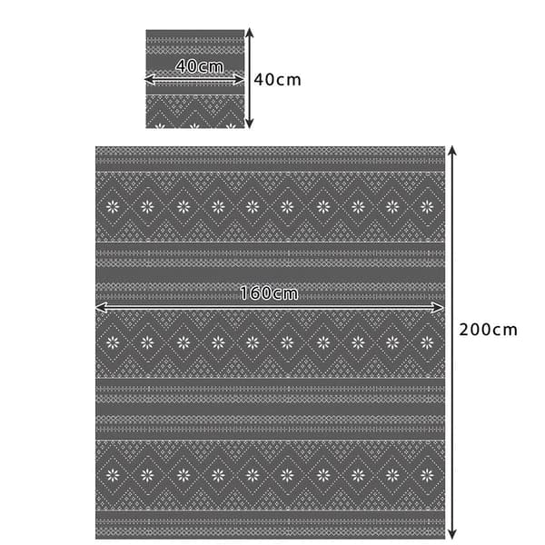 Filt 1,6x2m + 2x örngott Ruhhy 22598