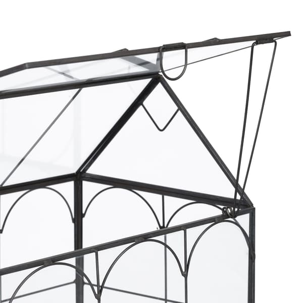 Glashusformet terrarium til stueplanter