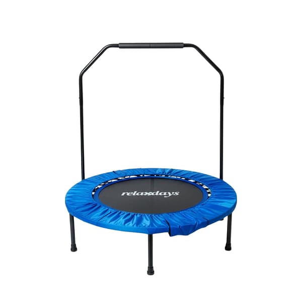 Mini-trampolin med säkerhetsstång, 102 cm diameter