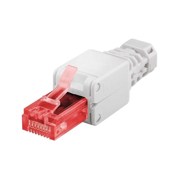 NORTH RJ45 Stik til Cat6 kabel 2pak 8p8c Til montage uden værktøj