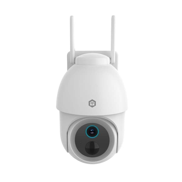 Utomhusövervakningskamera, 3MP HD, Panorering och lutning, Nattseende
