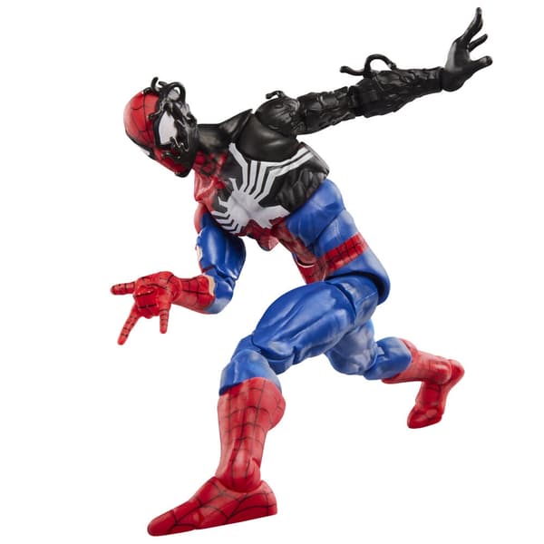 Spiderman Alien kostumefigur 15 cm – Marvel Legends-serien