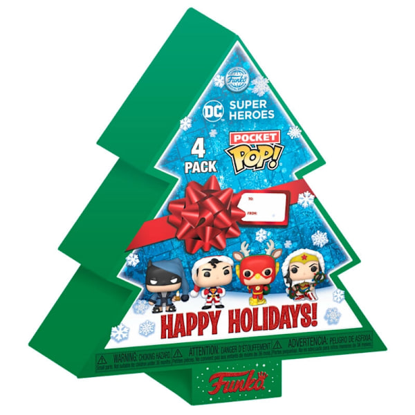 DC Comics Pocket POP-pakke: 4 feriefigurer