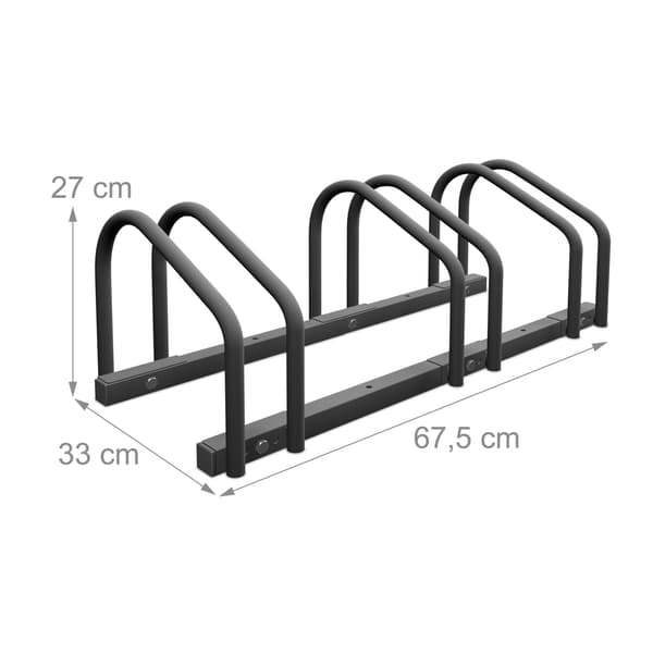 Cykelställ för 3 cyklar