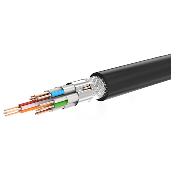 Audio Videokabel microHDMI - HDMI 2.0 2m svart