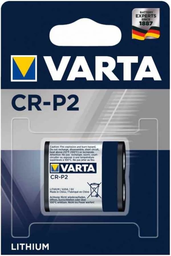 VARTA Lithium Cylindrisk batteri CR-P2