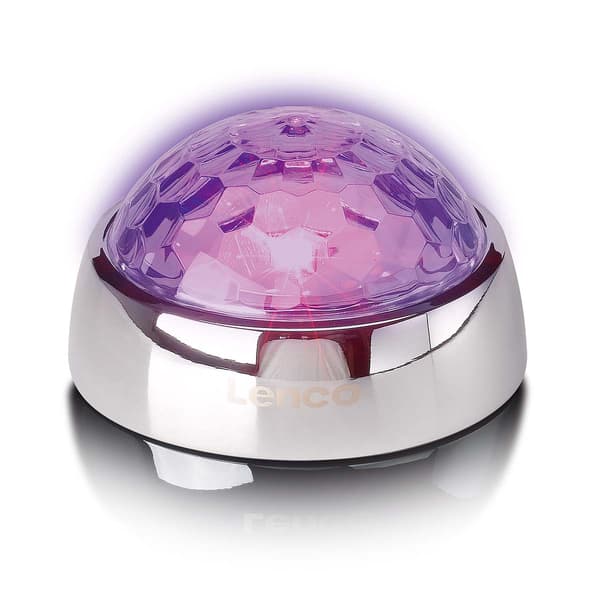 Pladespillerstabilisator med LED-lys, sølv, 250 g
