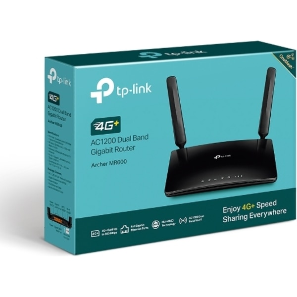 TP-LINK Archer MR600 - 4G+ LTE-modem og WiFi-basestation