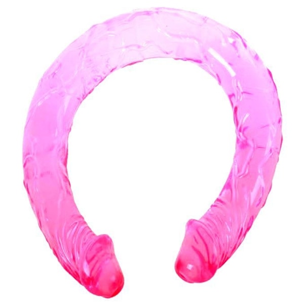 Baile - Rosa Double Dong 44,5 Cm