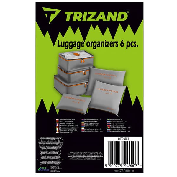 Rejsearrangør - 6 stk. Trizand 23183