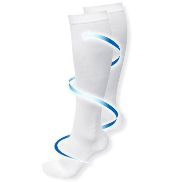 Miracle Socks - Compressiekousen - S/M WIT