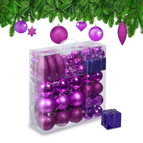 Julgranskulor i set om 110 st