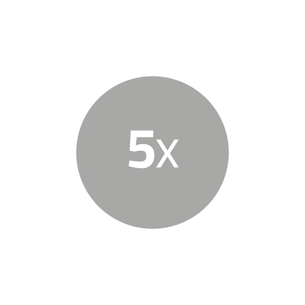 Lithium knapcellebatteri CR2016 | 3 V DC | 5-Blister | Sølv