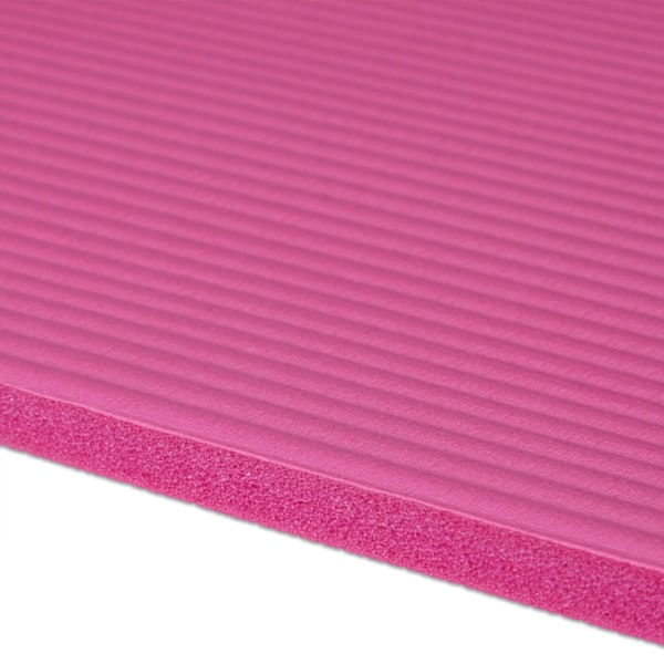 Yogamåtte 1 cm tyk ensfarvet