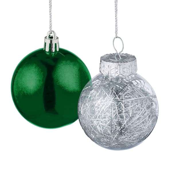 Julgransprydnader Set, 101 plastkulor