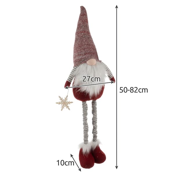Jultomte - teleskopisk 82cm Ruhhy 22315