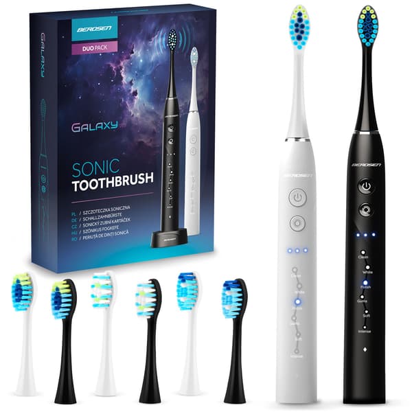 Berdsen Galaxy Duo soniska tandborste set om 2